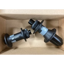 DT Swiss 370 Classic 100x12 és 142x12 Center-Lock tárcsarögzítésű 24 lyukas agy pár, bontott