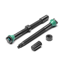 Absolute Black Aether Karbon Ultralight tubeless szelep, 30-50mm, fekete, 2db