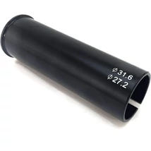 Spyral nyeregcső szűkítő 31.6-27.2mm fekete