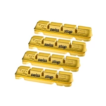 SwissStop FlashPro Yellow King országúti fékgumi karbon felnikhez, sárga
