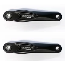 Gepida ISIS alumínium hajtókar, 170mm, bal, fekete