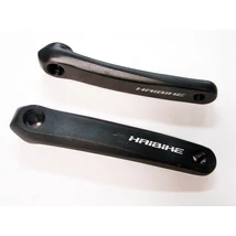 hai bike négyszögtengelyes e-bike aluminium matt fekete 170mm hajtókar szett