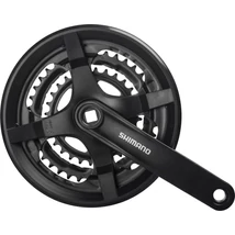 Shimano TY FC-301 3x9 sebességes négyszögtengelyes MTB hajtómű 170mm 48-38-28, fekete