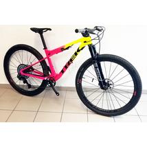 Trek Supercaliber 9.9 Sram XX1 Eagle AXS 29&quot; összteleszkópos MTB kerékpár M-es, Neonsárga-neonpiros