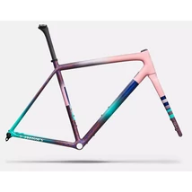 Specialized S-Works Crux CX/Gravel vázszett, 56cm, Desert Rose/quartz/purple Haze/majesty Blue/lagoon Blue/metallic White