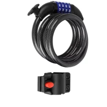 Spyral Town 10x1500mm számzáras sodrony kerékpárzár