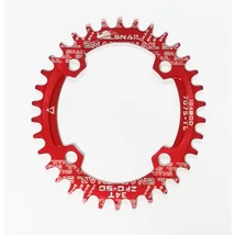 Spyral Speed Narrow Wide Oval lánckerék, BCD104, 32T, piros