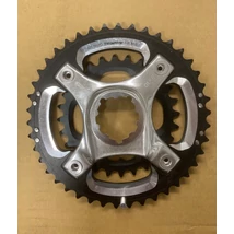Sram X.0 Direct Mount alu lánckerék csillag, lánckerekekkel, BCD120, 28/42t. ezüst