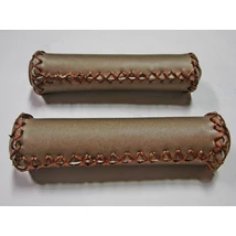 bike positive bőr hatású varrott barna markolat