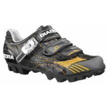 diadora pro trail carbon fekete sárga mtb cipő