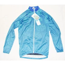 elastic tarka-kék thermo kerékpáros hosszú ujjú mez