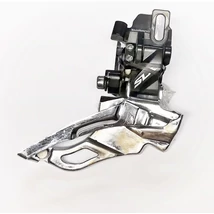 Shimano SLX FD-M671-A 3x10 sebességes Direct Mount felülhúzós első váltó, használt