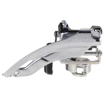 Shimano FD-TY22 3x6, 7 sebességes bilincses felülhúzós első váltó, 28.6mm