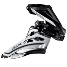Shimano SLX FD-M677-H 2x10 sebességes felsőbilincses Side Swing első váltó