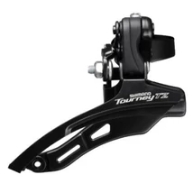 Shimano FD-TZ510 3x6, 7 sebességes 31.8mm bilincses felülhúzós első váltó