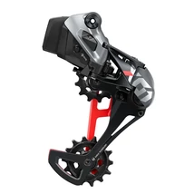 Sram X01 Eagle AXS 12 sebességes elektromos hátsó váltó szürke-piros