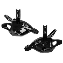 Sram X.9 2x10 sebességes Trigger váltókar, pár, fekete