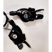 Sram X.0 3x10 sebességes Trigger váltókar, pár, fekete-szürke, használt Sram X.0 3x10 sebességes Trigger váltókar, pár, fekete-szürke, használt