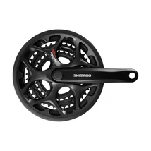 Shimano Tourney FC-A073 50-39-30T hajtómű, fekete