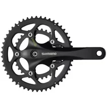Shimano Sora FC-R345 Octalink 2x9s országúti hajtómű 50-34T 175mm fekete