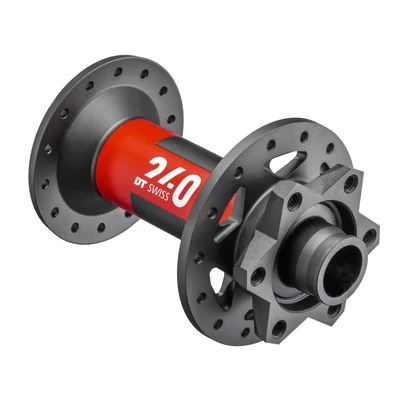 DT Swiss 240 NEW Disc Boost átütőtengelyes első agy 28 lyukas fekete