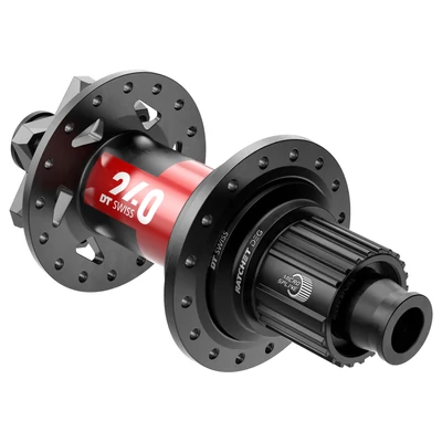 DT Swiss 240 DEG Disc Boost Microspline átütőtengelyes hátsó agy 28 lyukas fekete