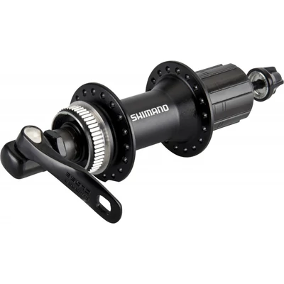 Shimano fh-m4050 8 9 10 sebességes center lock 32 lyukas fekete hátsó agy