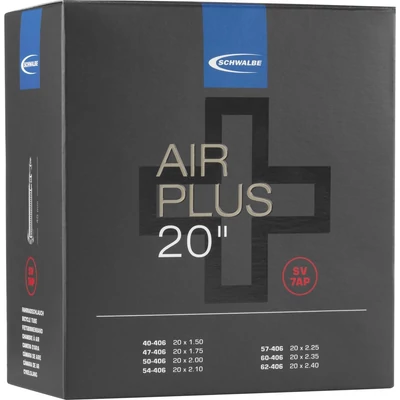 Schwalbe Air Plus 20" SV7AP belső gumi, 20", 40mm presta