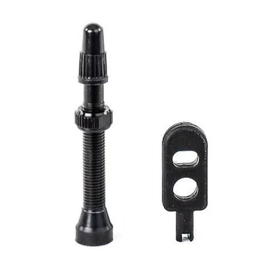 Hutchinson aluminium tubeless szelep, 44mm, fekete