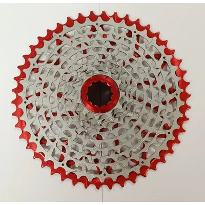 Garbaruk Shimano 11 sebességes fogaskoszorú 11-46T piros bontott