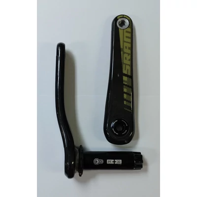 Sram S2210 Carbon BB30 integrált tengelyes MTB hajtómű 175mm fekete-sárga