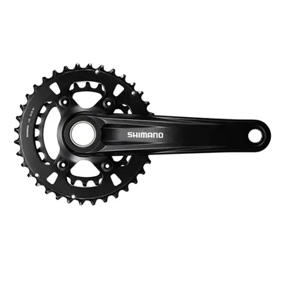 Shimano FC-MT5100-B2 2x11 sebességes integrált tengelyes hajtómű, 36-26T, 175mm, fekete