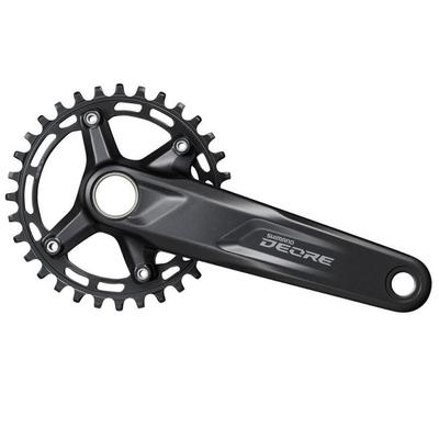 Shimano FC-M5100-1 1x10/11 sebességes integrált tengelyes MTB hajtómű, 32T, 175mm