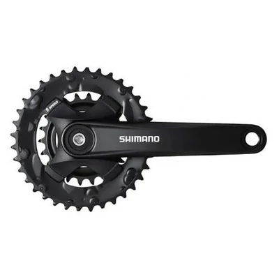 Shimano FC-MT101-2 2x9 sebességes MTB hajtómű 36-22T 175mm fekete