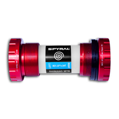 Spyral integrált középcsapágy, Shimano MTB kompatibilis, 68/73mm, piros