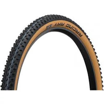 Schwalbe Racing Ray 29x2.35&quot; Evo Super Race TLE ADDIX Speed MTB külső gumi bézs oldalfal