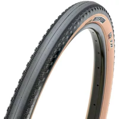 Maxxis Receptor 700x40C EXO TR kevlárperemes gravel, dózer külső gumi, bézs oldalfal