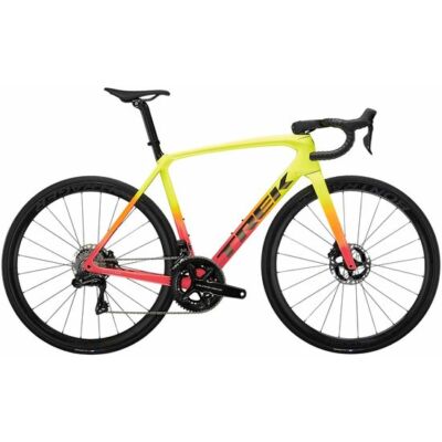 Trek Emonda SLR9 Project One 2022 Dura-Ace Di2 országúti kerékpár, 54cm, uv sárga/neonpiros