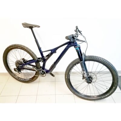 Specialized Stumpjumper ST Comp Carbon NX Eagle, összteleszkópos MTB kerékpár, M-es, kék, használt