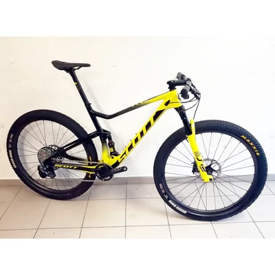 Scott Spark RC 900 World Cup 29&quot; Sram XX1 Eagle AXS Custom összteleszkópos MTB kerékpár, L-es, használt