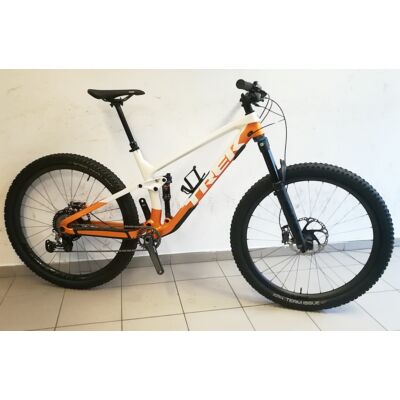 Trek Fuel EX 9.9 XTR Project One 29&quot; összteleszkópos MTB kerékpár, L-es, fehér-metál narancs