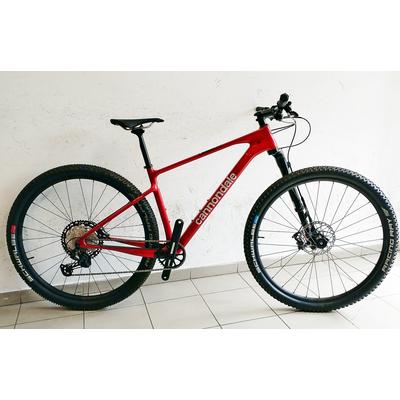 Cannondale Scalpel HT Carbon 2 Lefty Ocho 29&quot; Shimano XT 12s MTB kerékpár M-es metálpiros