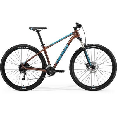 Merida Big Nine 100-2X 29&quot; MTB kerékpár, L-es, fényes bronz-kék