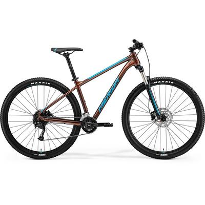 Merida Big Nine 100-2X 29&quot; MTB kerékpár, L-es, fényes bronz-kék