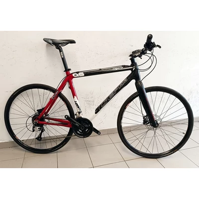 Gepida Asgard Team Carbon Custom 3x9s fitnesz kerékpár fekete-bordó
