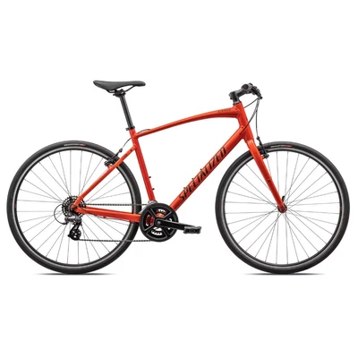 Specialized Sirrus 1.0 2x7 sebességes fitnesz kerékpár, M-es, élénkpiros