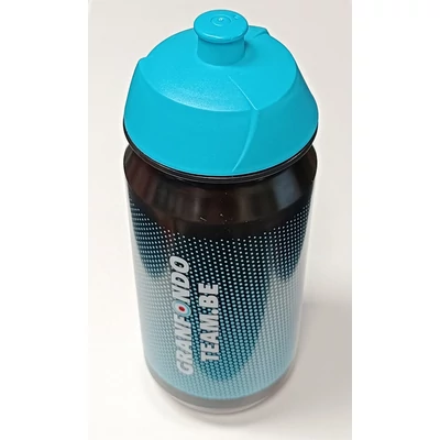 Tacx Granfondo Team 550ml kulacs fekete-türkizkék