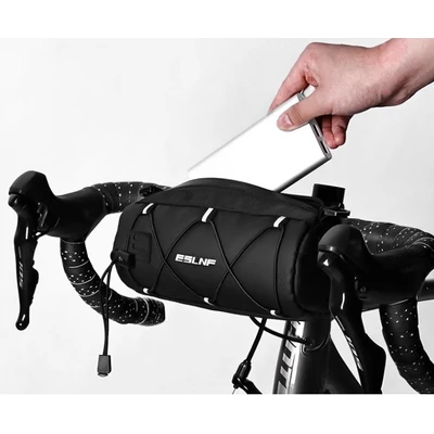 ESLNF vízhatlan kormánytáska, 2,5 liter, fekete