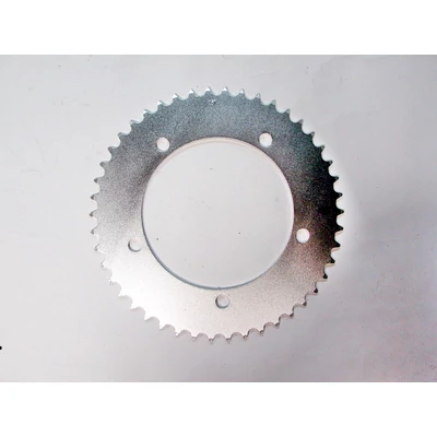 országúti lánckerék 46T, 130mm, ezüst