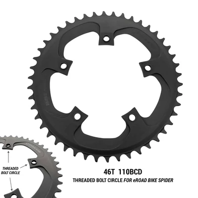 Specialized  Praxis Wave Tech Narrow Wide lánckerék, BCD110, 46T, fekete